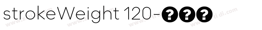 strokeWeight 120字体转换